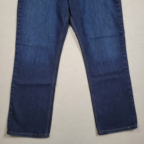 Johnston & Murphy Jeans Blue Dark Wash Mens 38X30 Denim Stretch Regular Casual - Picture 4 of 11